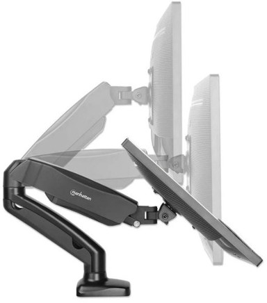 MANHATTAN Stolni nosač za monitor 17"–32", do 9 kg, crna